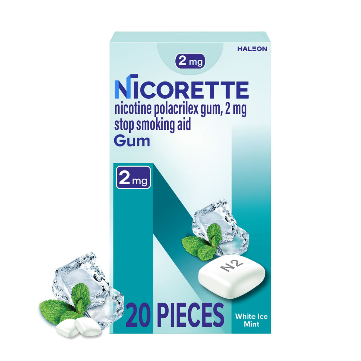 NICORETTE COATD LOZNGE ICE MINT 2MG 20CT