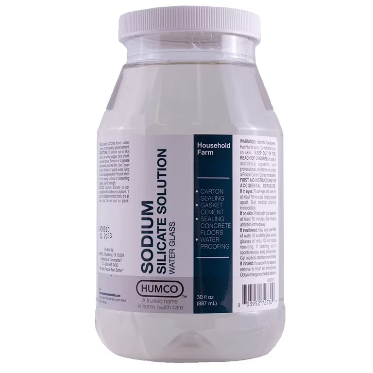 SODIUM SILICA SOLUTION 30OZ HUMCO