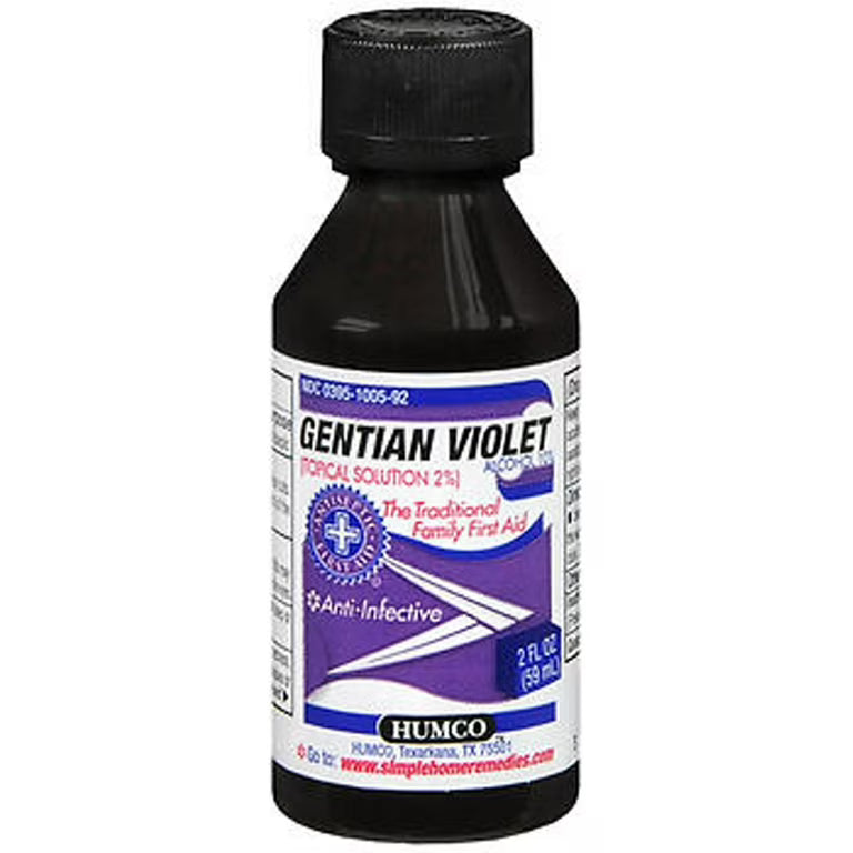 GENTIAN VIOLET 2% LIQUID 2OZ HUMCO