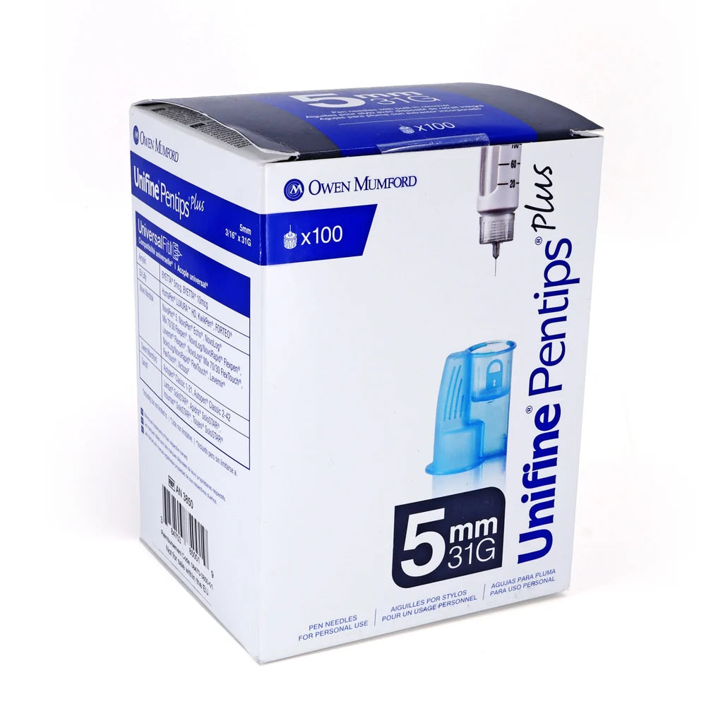 UNIFINE PENTIPS PLUS 5MM X 31G 100CT