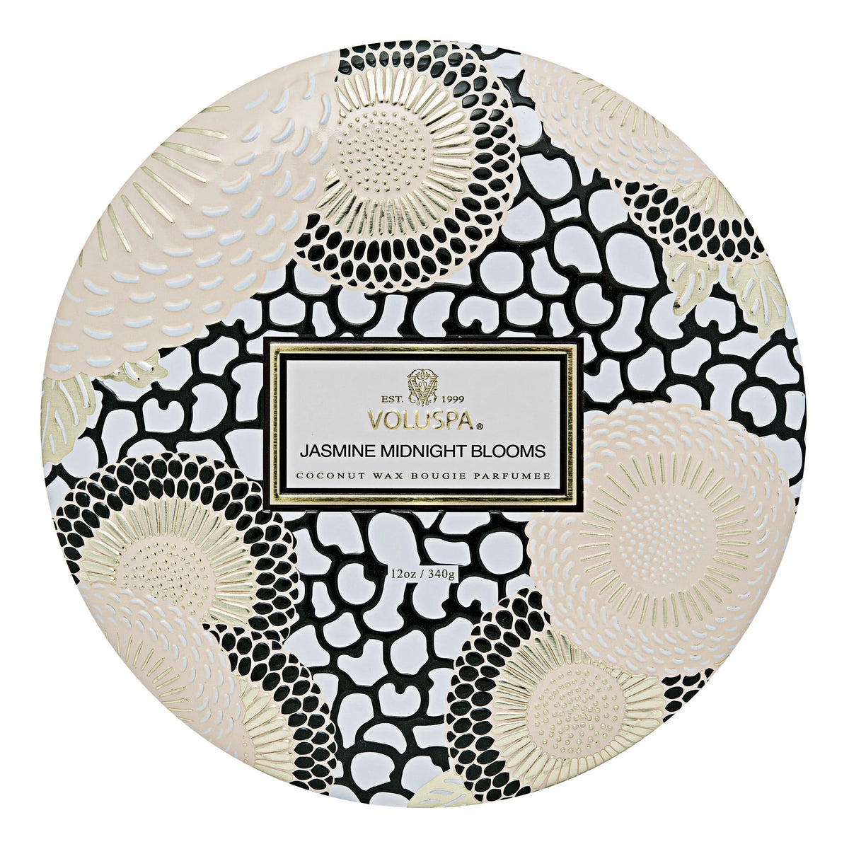VOLUSPA - Jasmine Midnight Blooms 3 Wick Candle 12 oz