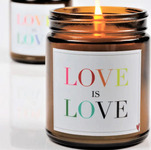 Love is Love Amber Scented Candle