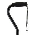 CANE OFFSET W/STRAP BLACK C1060BK- NOVA