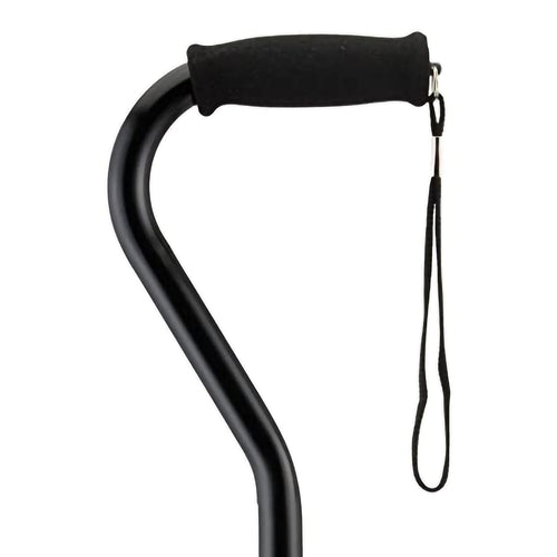 CANE OFFSET W/STRAP BLACK C1060BK- NOVA