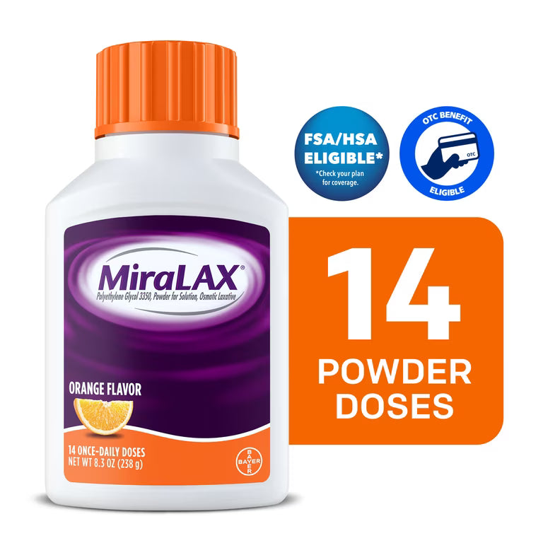 MIRALAX POWDER 14 DAY ORANGE 8.3 OZ