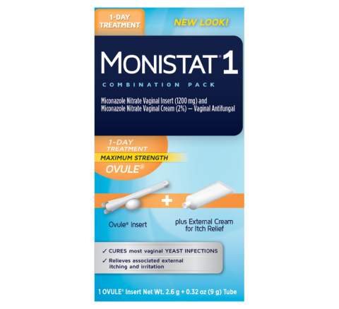 MONISTAT 1 COMBINATION PACK OVULE+CRM KIT