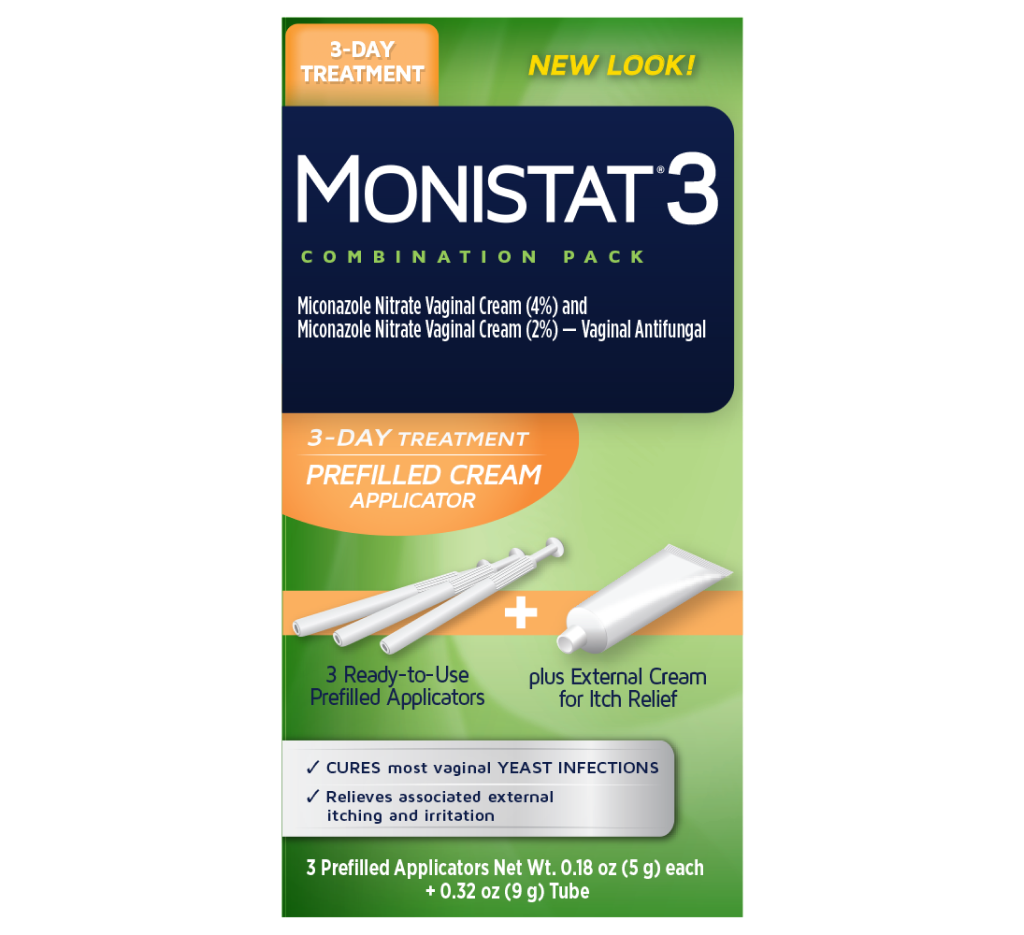 MONISTAT 3 PREFILLED CRM APL 3X0.18OZ