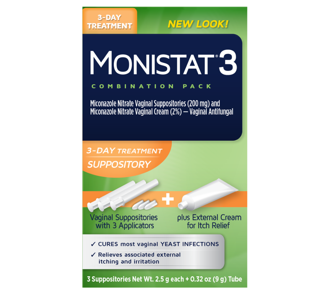MONISTAT 3 COMBINATION PACK SUP+CRM KIT