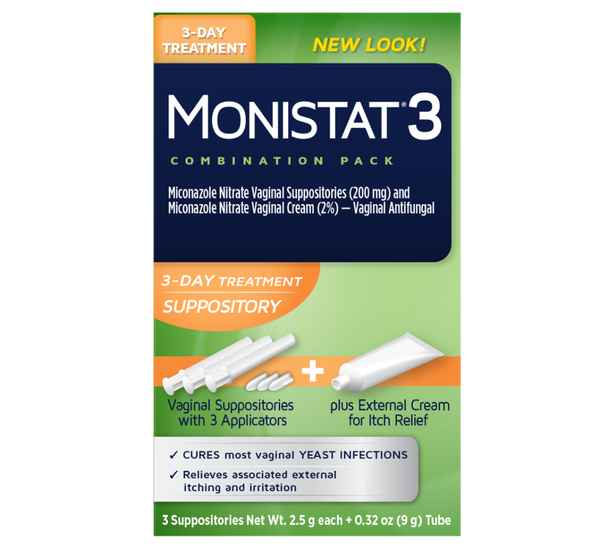 MONISTAT 3 COMBINATION PACK SUP+CRM KIT