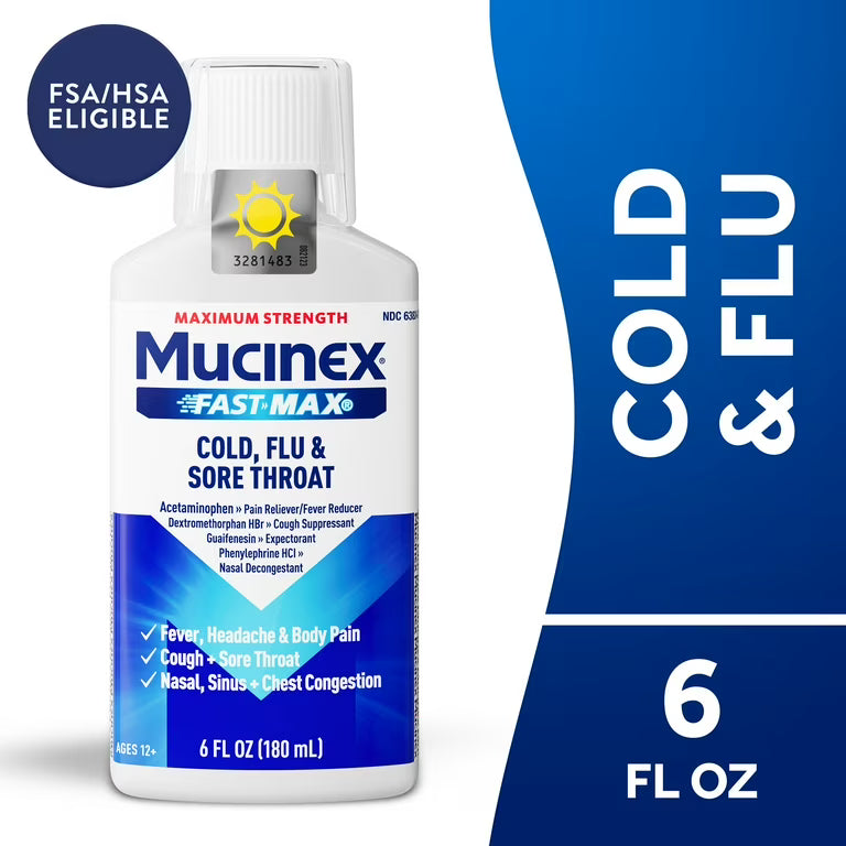 MUCINEX FAST-MAX NT TIME CLD&FLU 6OZ