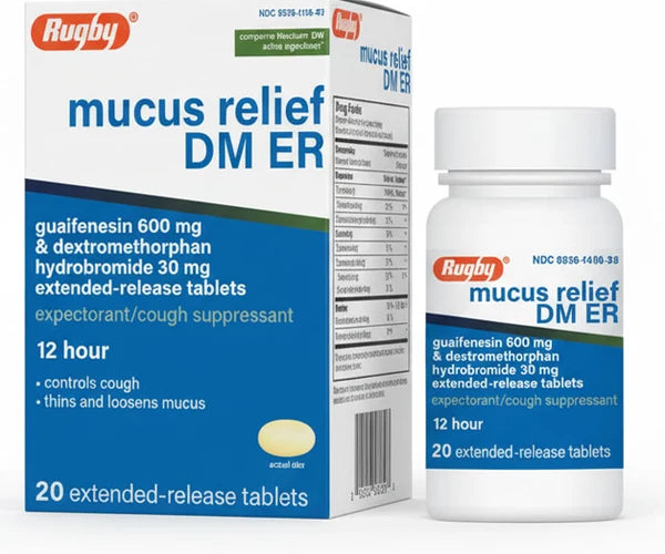 MUCUS RELIEF DM ER 600-30 MG ER TAB 20