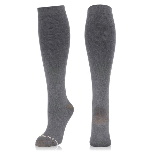 GNP SOCK UNIS KNEE 15-20MM BK GRY ARG MD