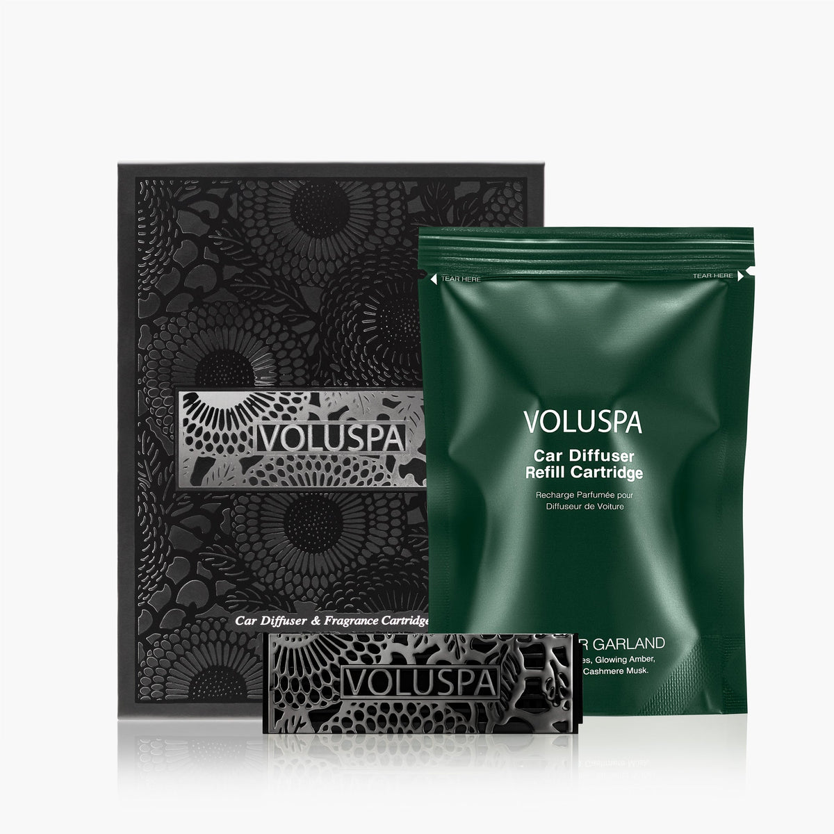 Voluspa Holiday Car Diffuser Starter Kit