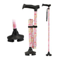 FOLDING CANE PT PINK FLORL 3081PK-R NOVA