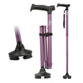 FOLDING CANE PRPL FLRL 3081PF-R NOVA