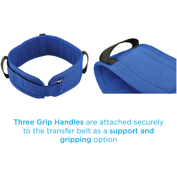 HEAVY DUTY GAIT BELT 48IN BLUE PA-1032