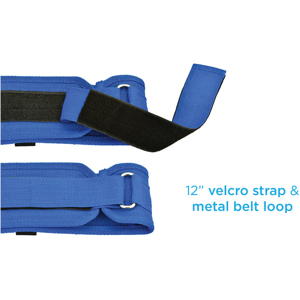 HEAVY DUTY GAIT BELT 48IN BLUE PA-1032