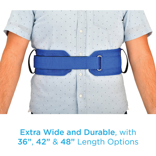 HEAVY DUTY GAIT BELT 42IN BLUE PA-1033