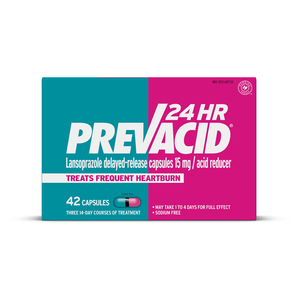 PREVACID 24HR 15 MG DR CAP 42CT