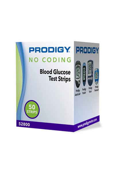 PRODIGY NO CODE TEST STRIP RETAIL 50CT
