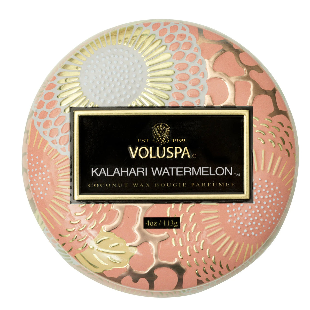 VALOUSPA - Kalahari Watermelon Mini Tin Candle 4 oz
