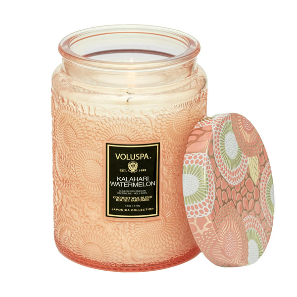 VOLUSPA - Kalahari Watermelon Glass Candle 18 oz