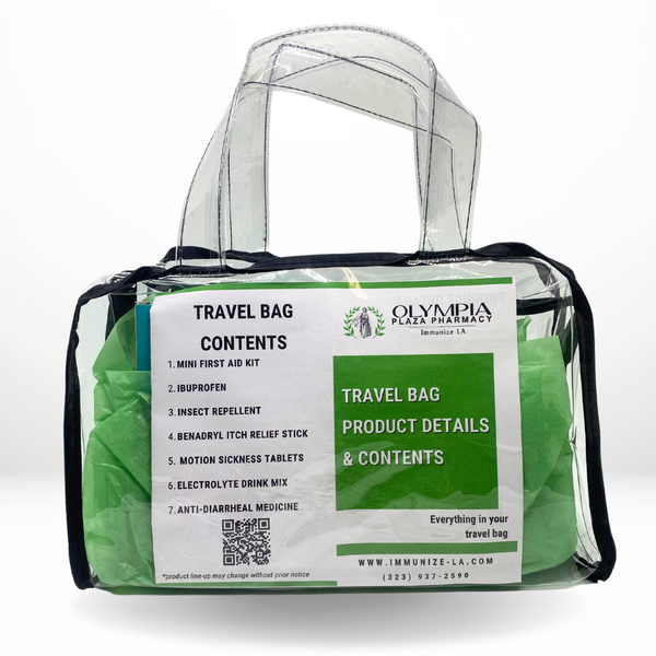 Travel Bag Kit by Immunize Los Angeles | Essential Emergency Medications for Your Travels