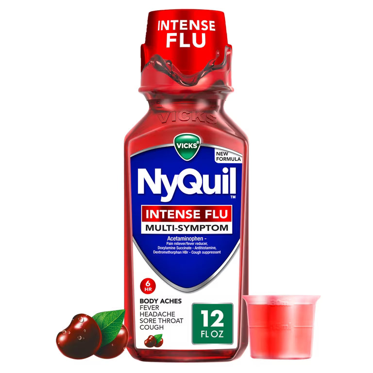 NYQUIL INTENSE FLU LIQ 12OZ