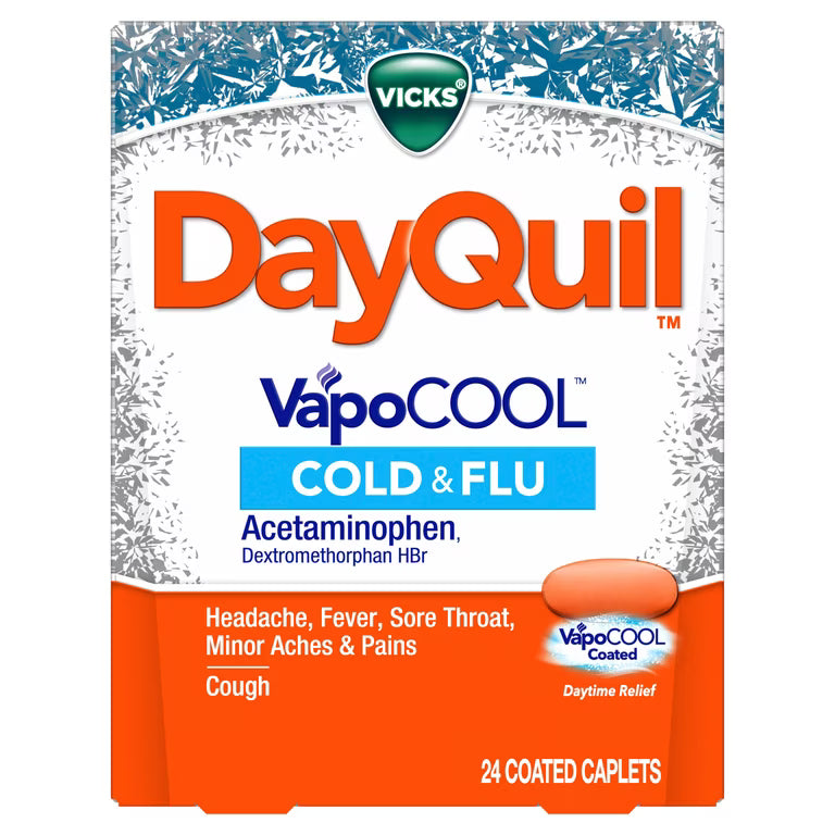 DAYQUIL VAPOCOOL COLD+FLU CPL 24CT