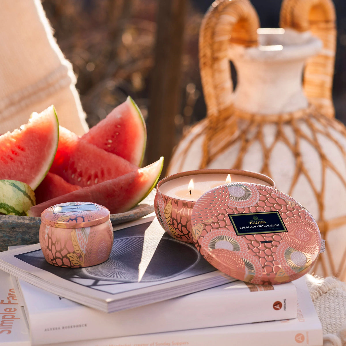 VOLUSPA - Kalahari Watermelon 3 Wick Candle