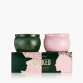 Voluspa Wicked "Pink Goes Good with Green" Mini Tin Candle Duo