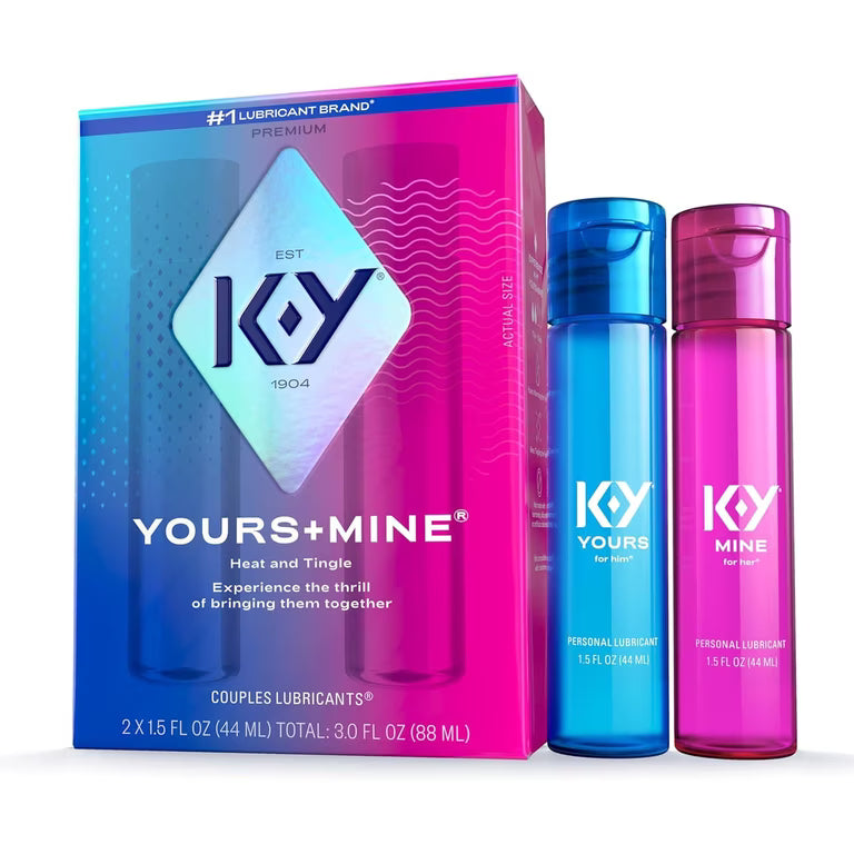 KY YOURS + MINE COUPLES LUBRICANT 3OZ