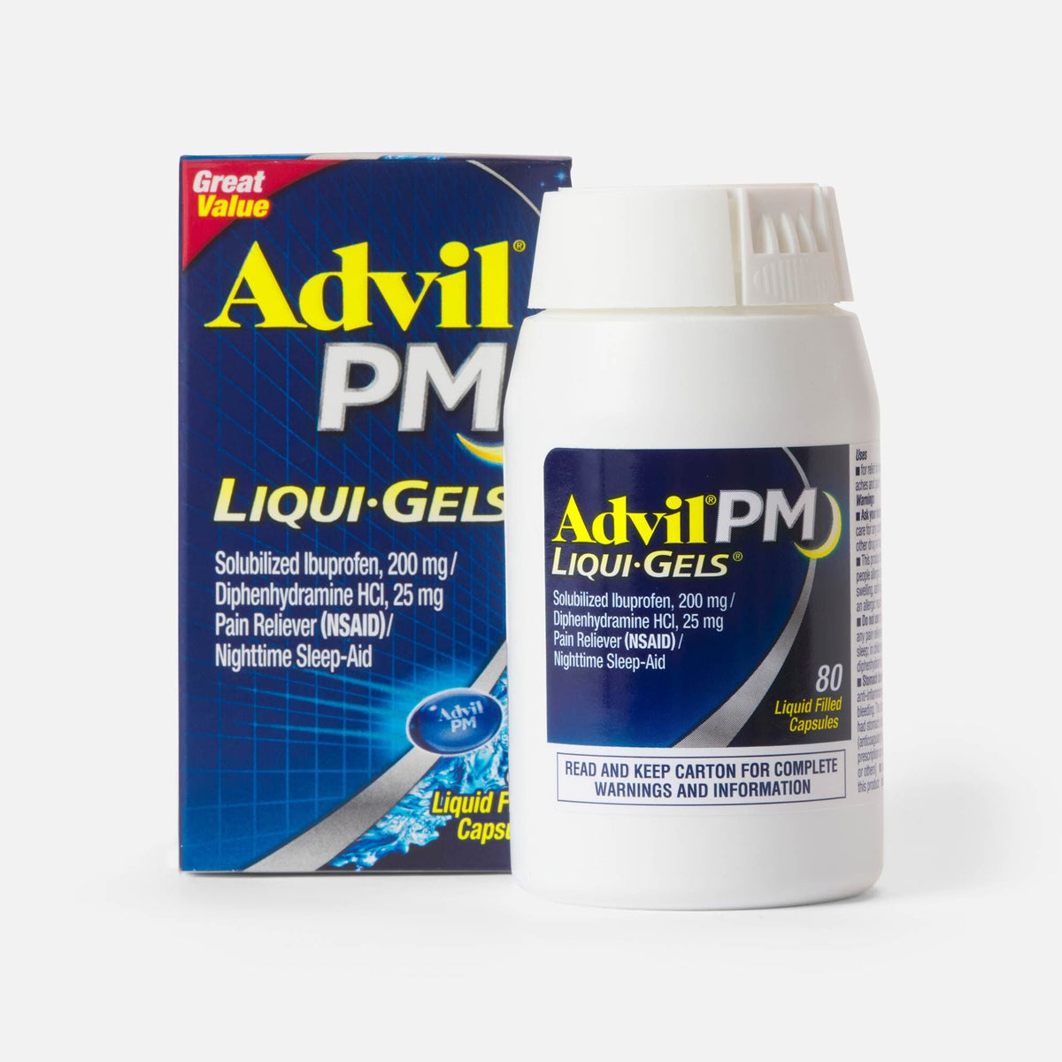 ADVIL PM LIQUIGEL 80CT