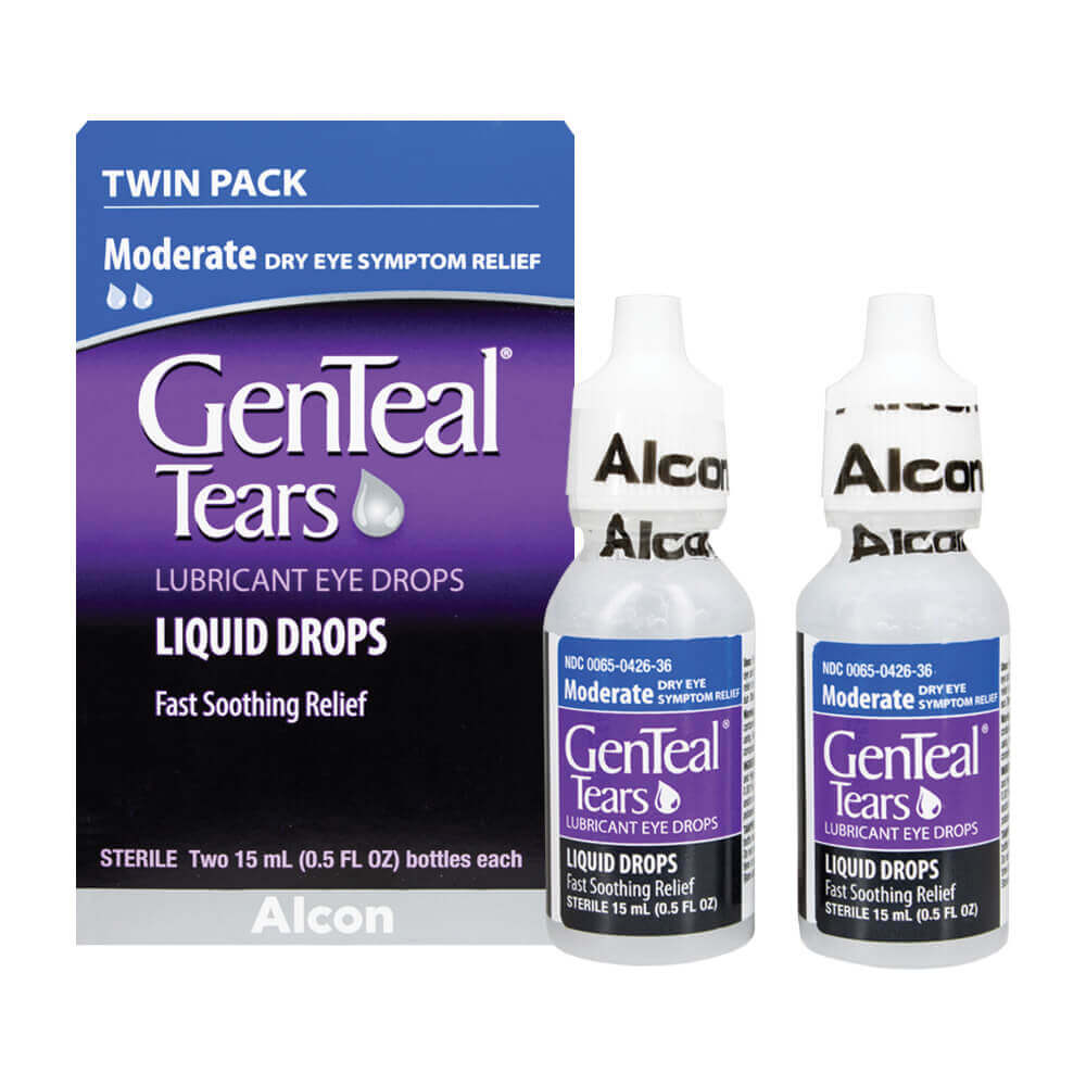GENTEAL TEARS MODERATE TWIN PACK 2X15ML