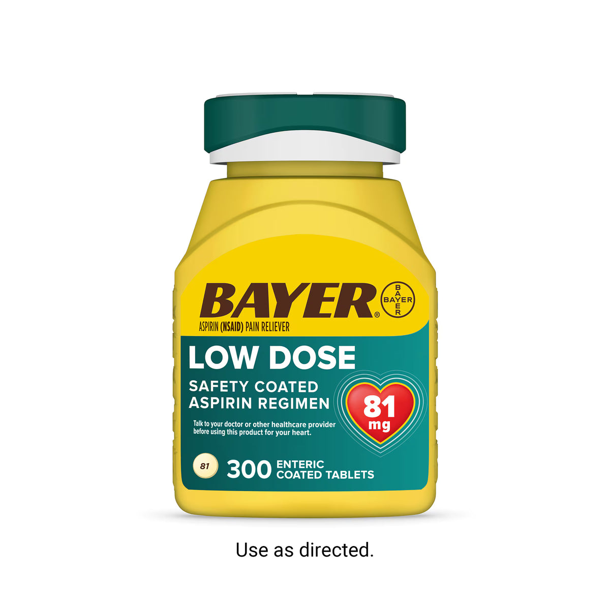 ASPIRIN LOW DOSE 81 MG CHW 300 (30X10)UD