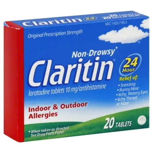 CLARITIN 24HR 10 MG TAB 20