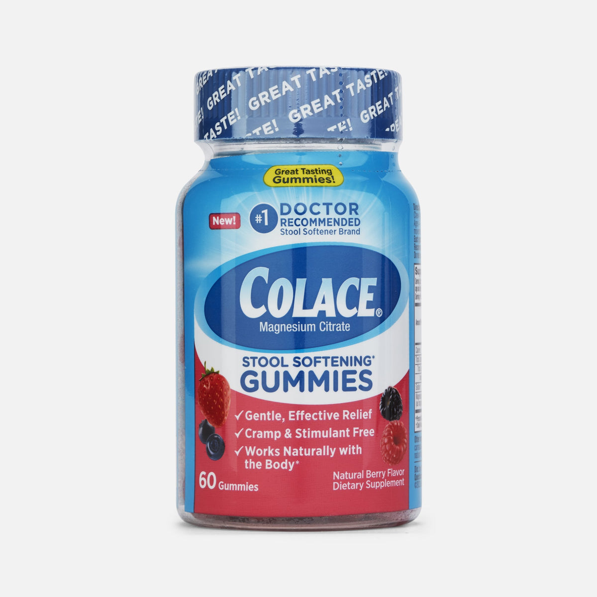 COLACE STOOL SOFTENING BERRY GMY 60