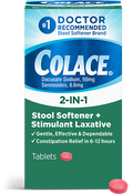 COLACE 2-IN-1 TABLETS 60CT