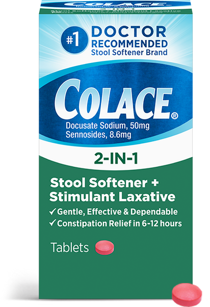 COLACE 2-IN-1 TABLETS 60CT