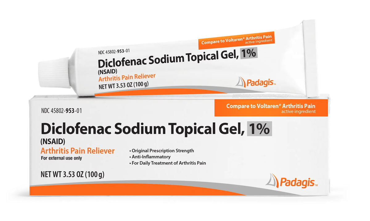 DICLOFENAC SODIUM 1% TOP GEL 100 GM