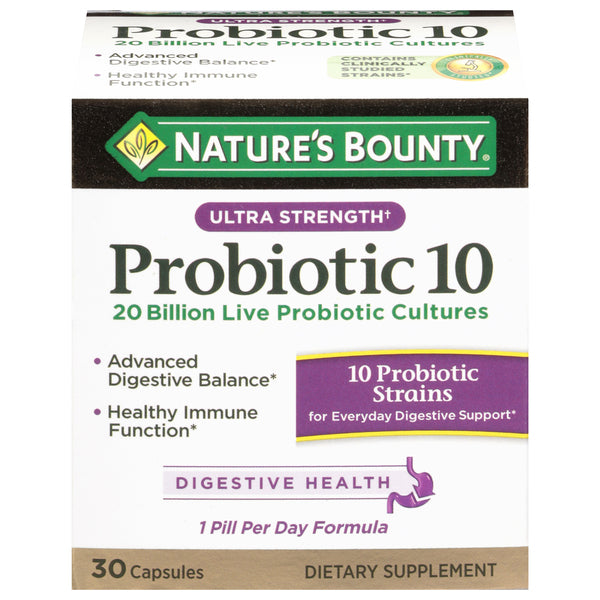 PROBIOTIC 10 CAP 30CT NAT BNTY