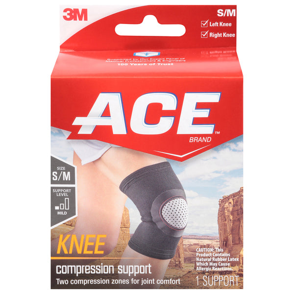 ACE COMPRESSION KNEE SUPPORT S/M