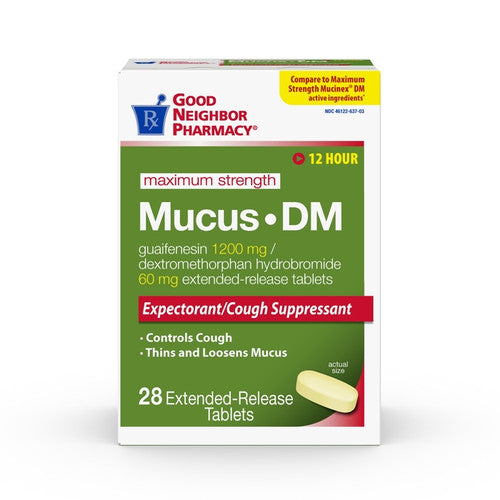 GNP MUCUS RELIEF DM 1200MG TAB 28CT