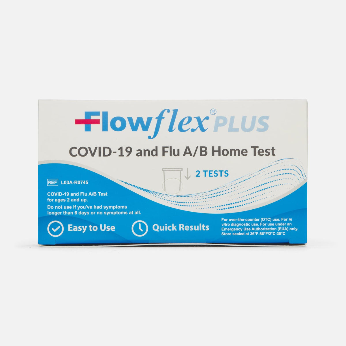 FLOWFLEX+ COVID19 FLU A/B TEST KIT 2CT