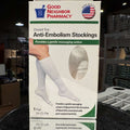 GNP STOCKING AE KNEE CT 15-20MMHG WHT XL
