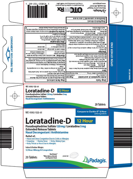 LORATADINE-D 120-5 MG ER TAB 20*