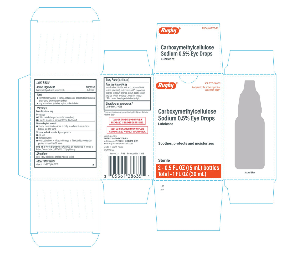 CARBOXYMETHYLCELLULOSE SOD 0.5% DRP 15ML