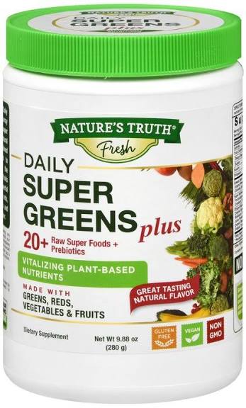 SUPER GREENS + ORGAN PWDR 9.88OZ NAT TRU