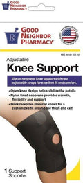 GNP KNEE SUPPORT ELAST W/STAYS BLACK SM