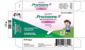 PROCTOZONE-G CHILD 1.2 GM SUP 25CT